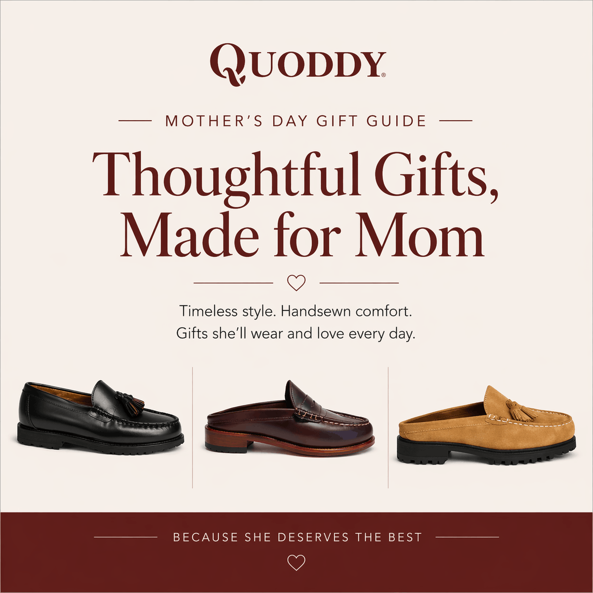 Best Mother's Day Gifts: Quoddy Shoes She'll Wear Daily – Quoddy.com