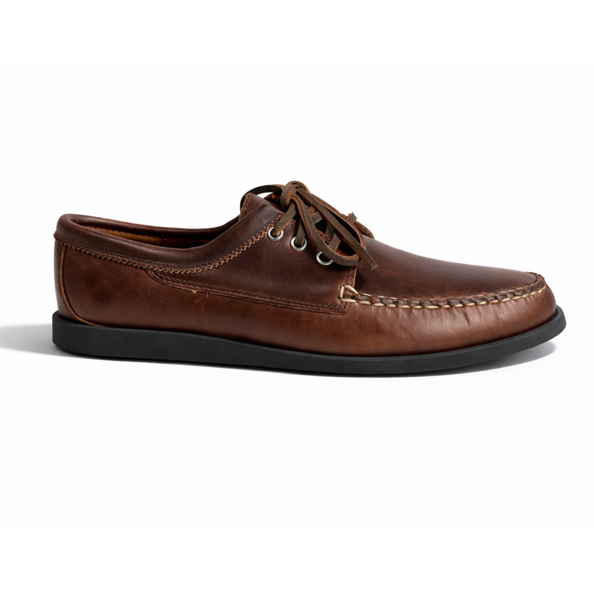 Men's Blucher Shoe: Superior Comfort & Easy On/Off | Brown