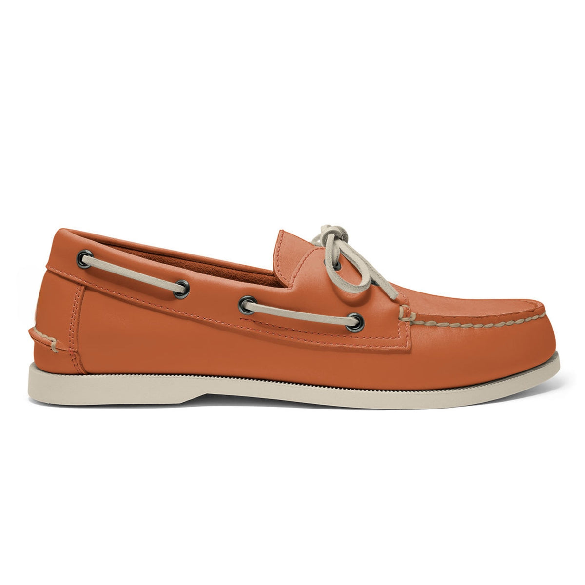 Men's 2 Eyelet LE Boat Shoe: Coral – Superior Comfort & Fit