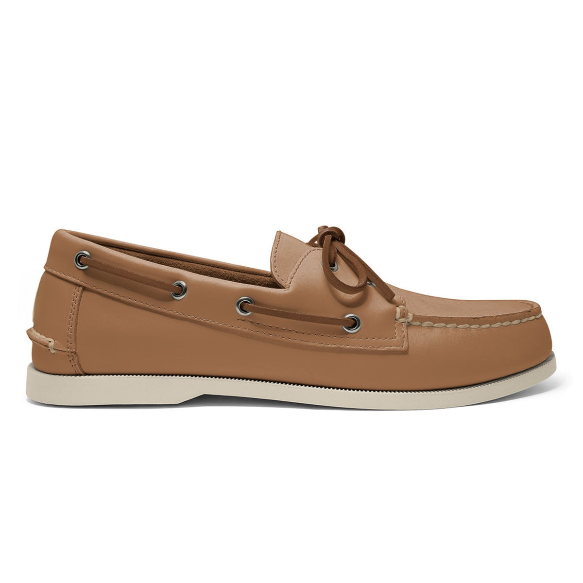 Men's 2 Eyelet LE Boat Shoe: Tan – Premium Comfort & Support