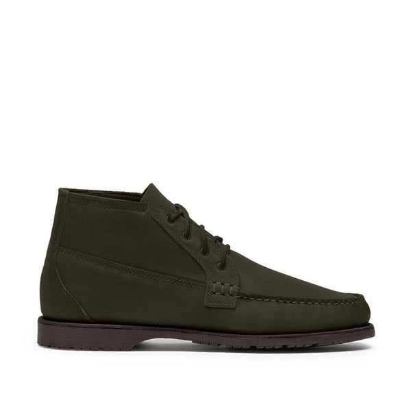Men's Nubuck Chuck LE Chukka: Premium Olive Leather Comfort
