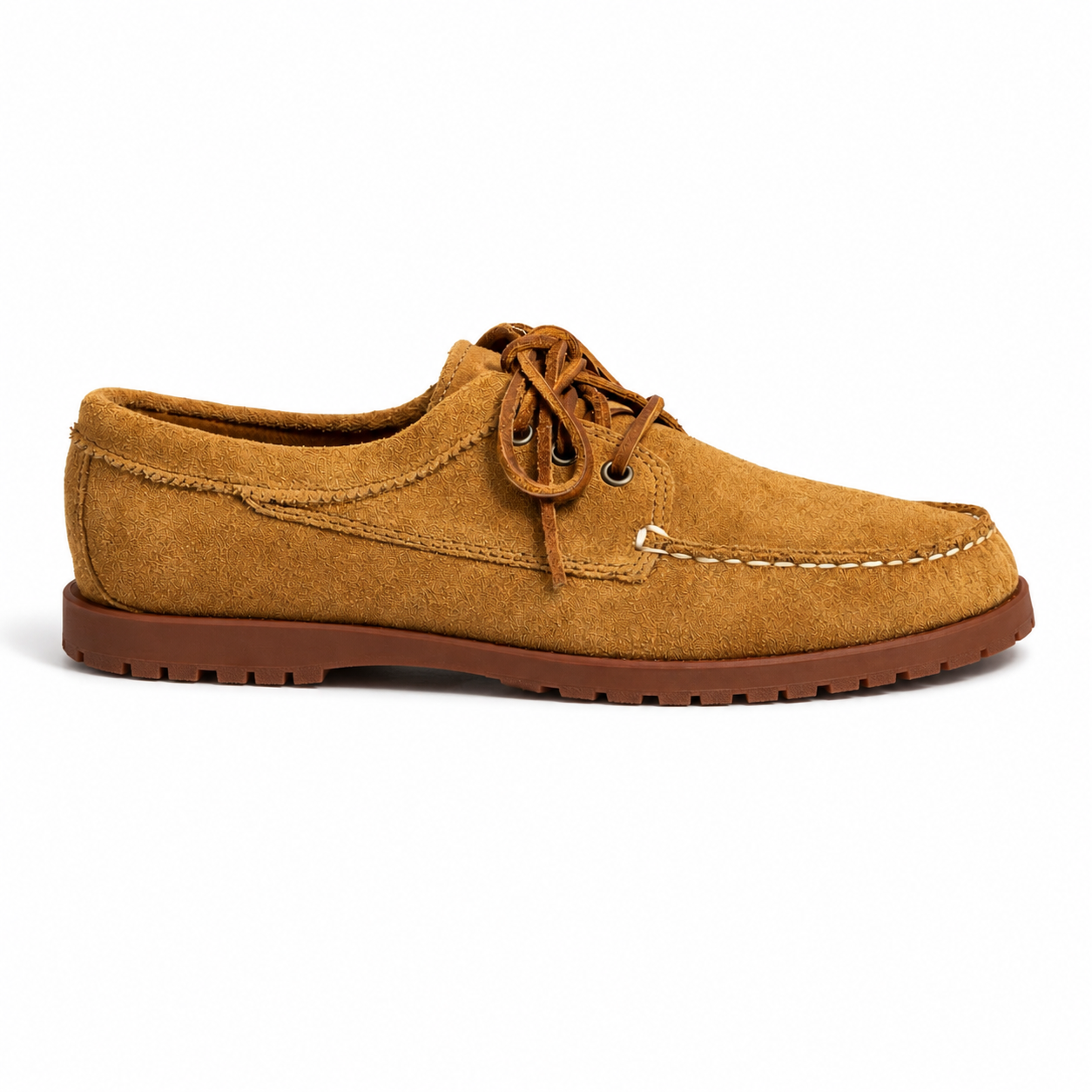 Men's Blucher Shoe: Toast Suede Comfort & Craft | In Stock