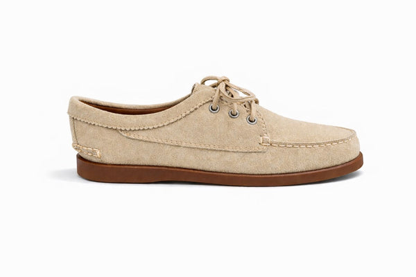 Men's Blucher Shoe: Toast Suede Comfort & Craft | In Stock