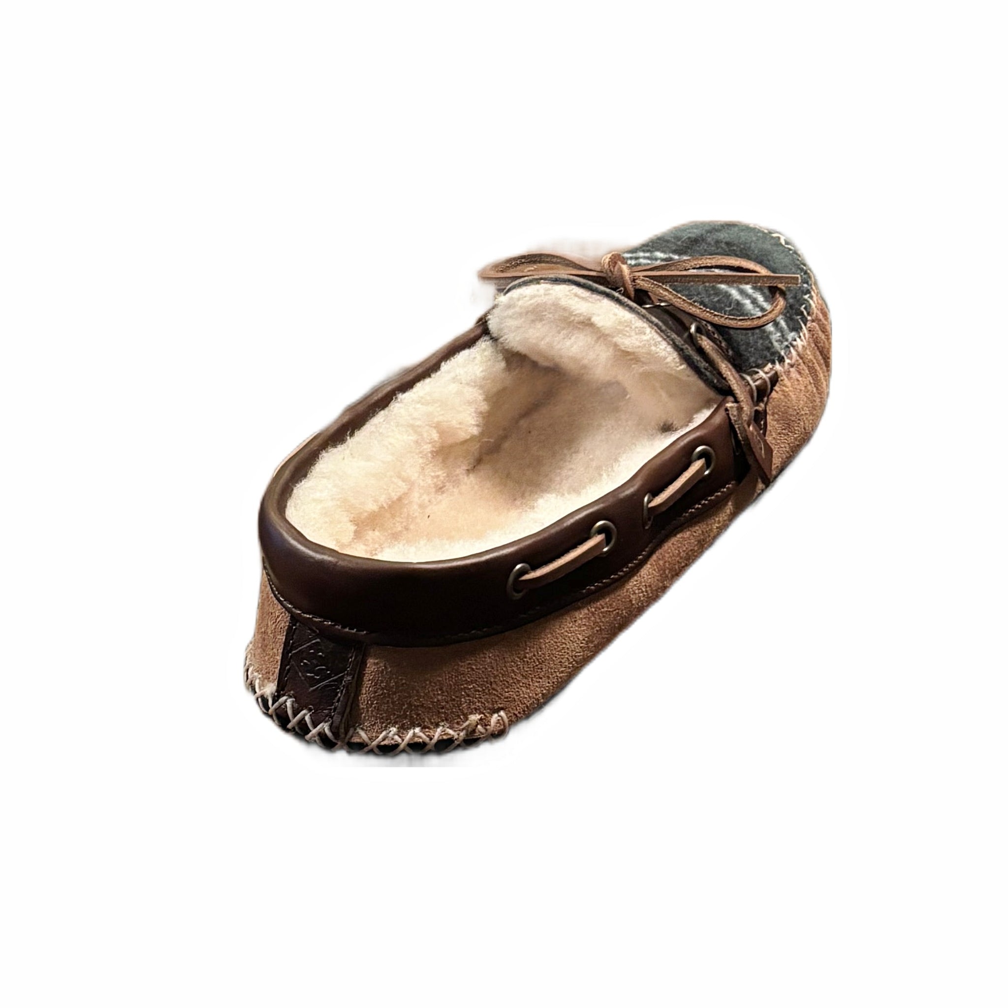 Quoddy Men\'s Tan Moccasin Slipper/ Leather Loafers - Chestnut Made In USA | Men main image 3