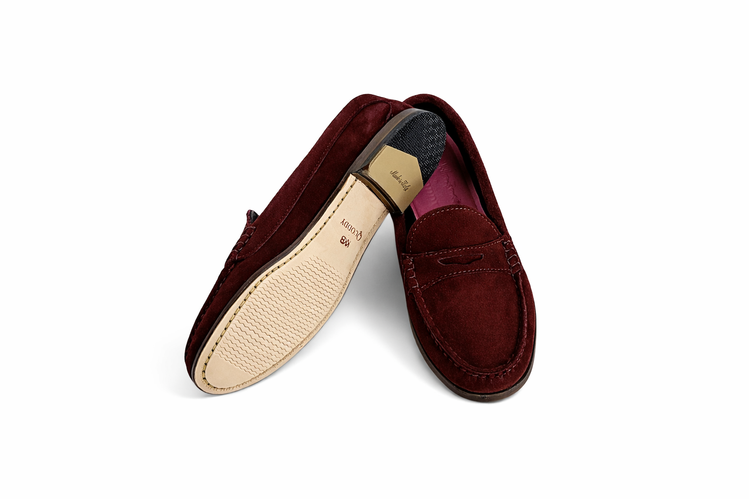 KKB Penny Loafer: Burgundy Suede Premium Handmade Style Quoddy.com KKB Penny Loafer: Burgundy Suede Premium Handmade Style Quoddy.com