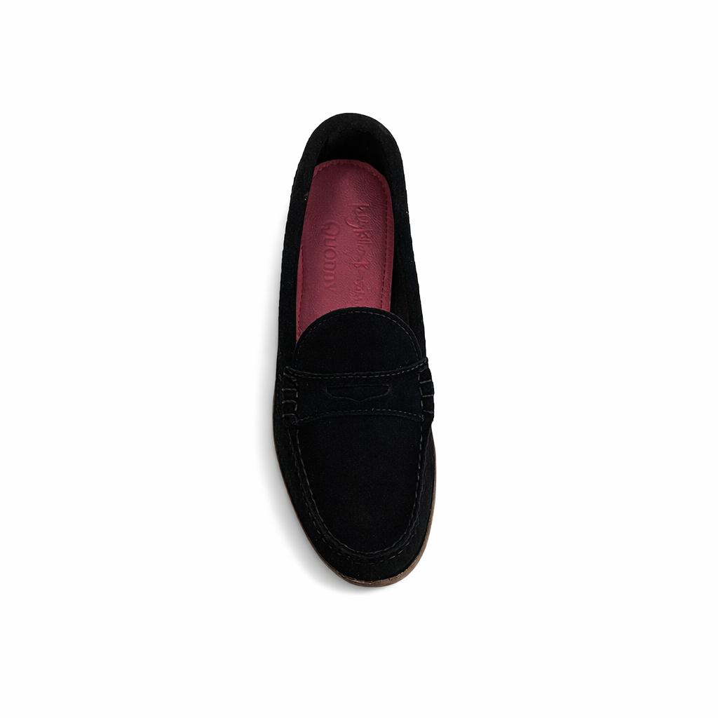 KKB Penny Loafer: Black Suede | Handmade Premium Comfort – Quoddy.com