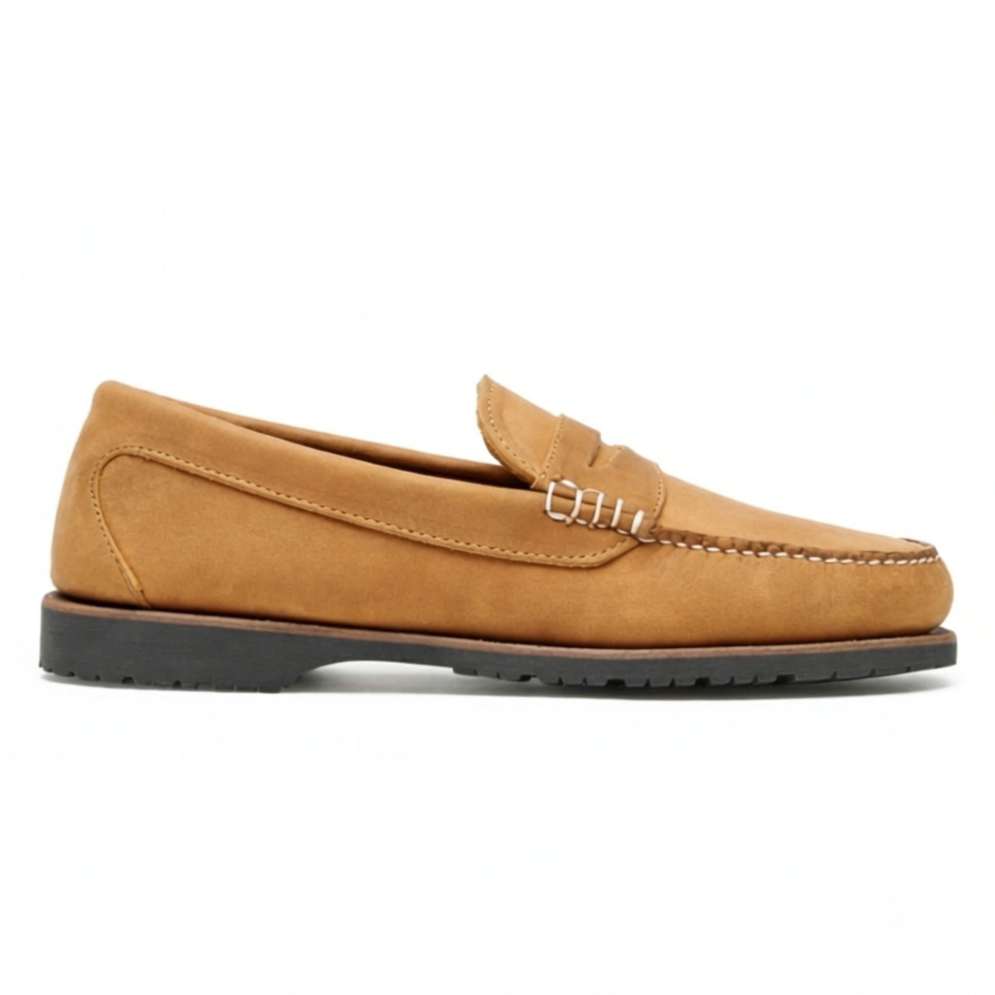 Quoddy men's Rover Penny loafer in Capetown Trail leather
