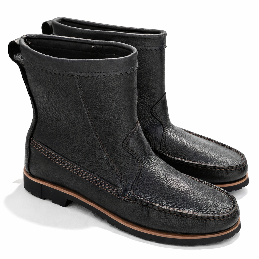 Men's Falmouth Pull On Boot - Grizzly Black – Quoddy.com
