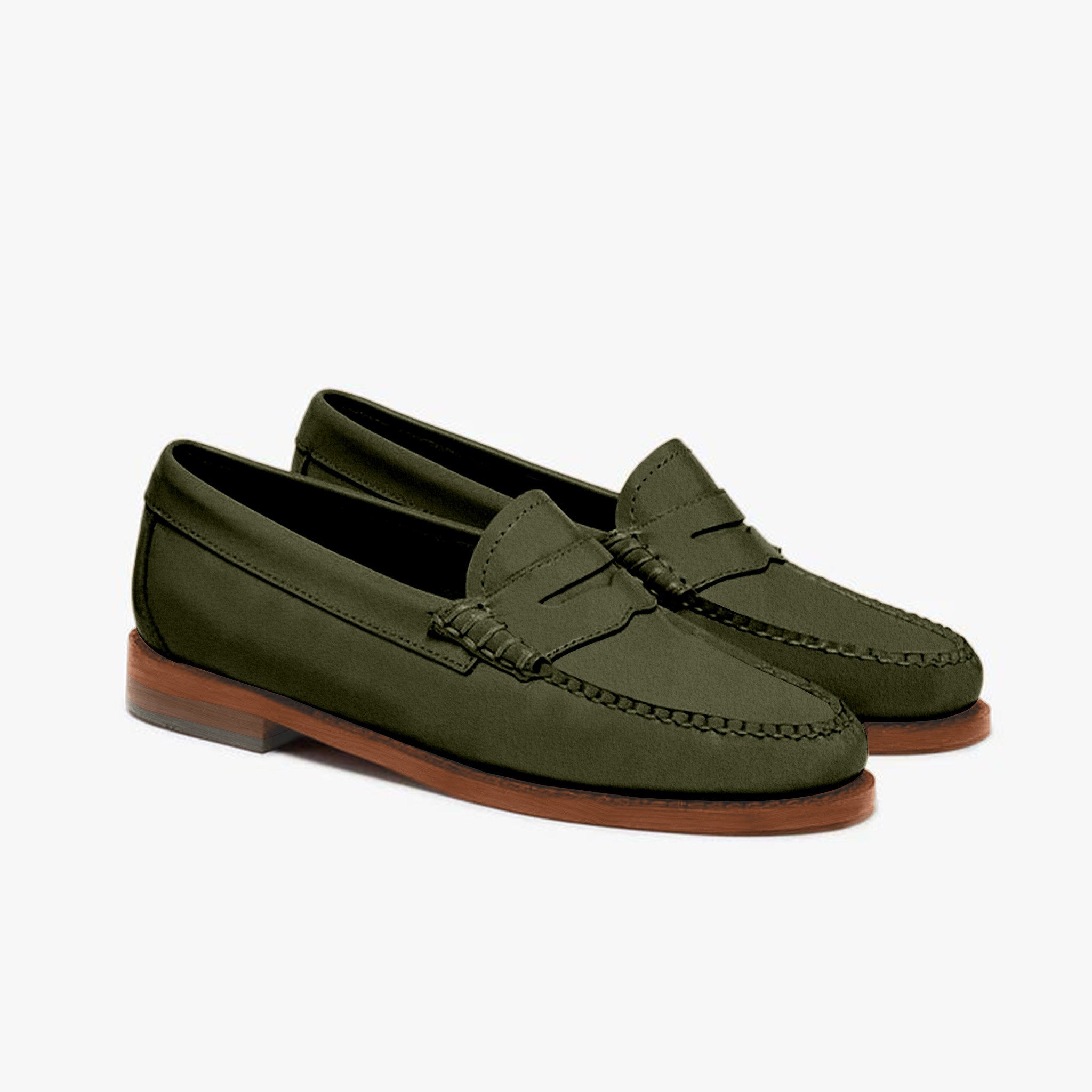 Women's Penny Nubuck LE: Olive Women's Penny Nubuck LE: Olive
