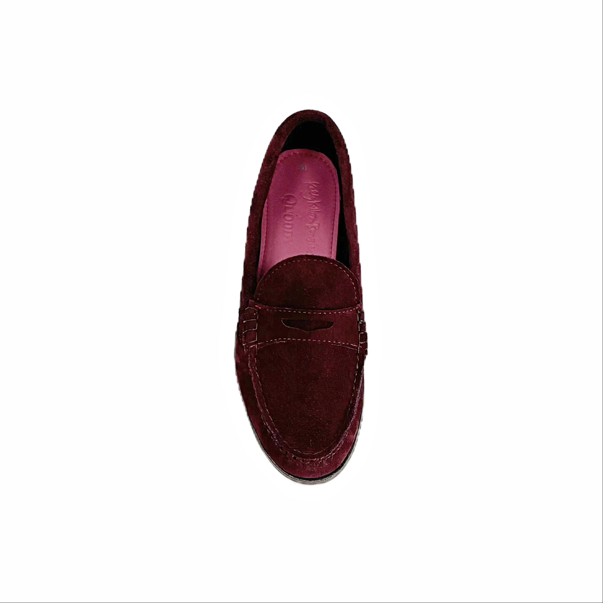 KKB Penny Loafer: Burgundy Suede – Quoddy.com