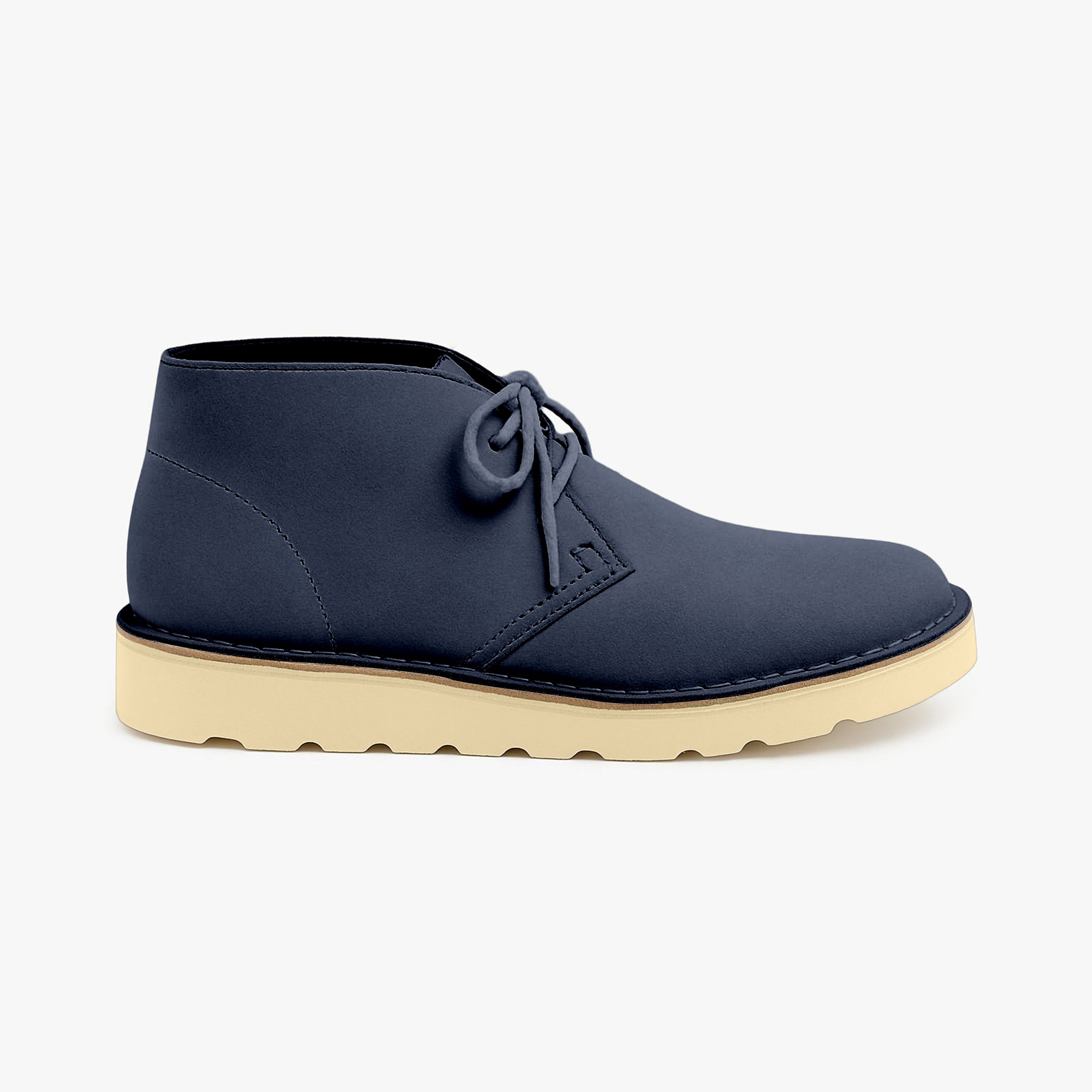 Men's Biddeford Desert Boot Wedge: Denim Blue –