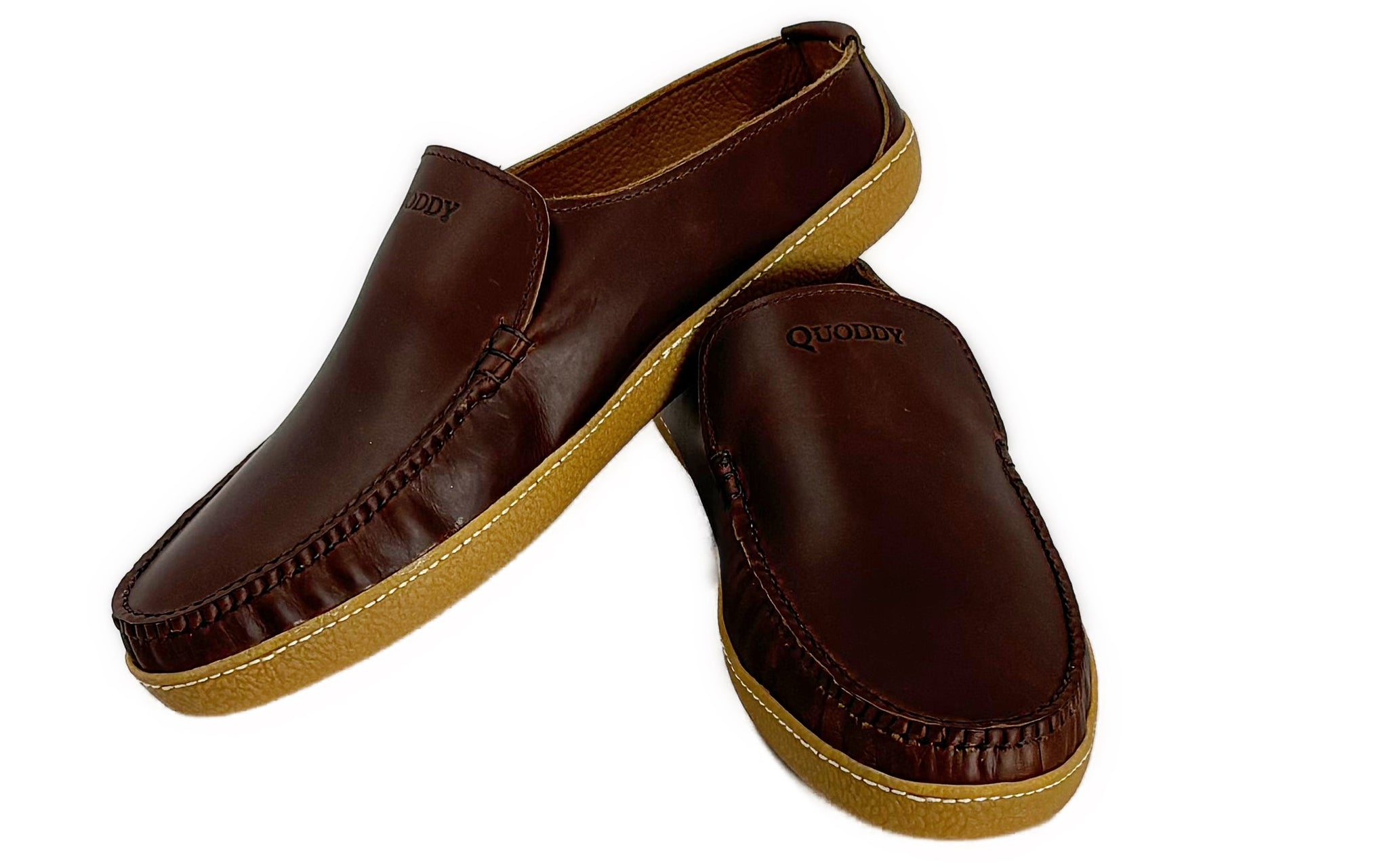Men's LE Skiff: Ultimate Comfort Mule in Brown | Handsewn Fit