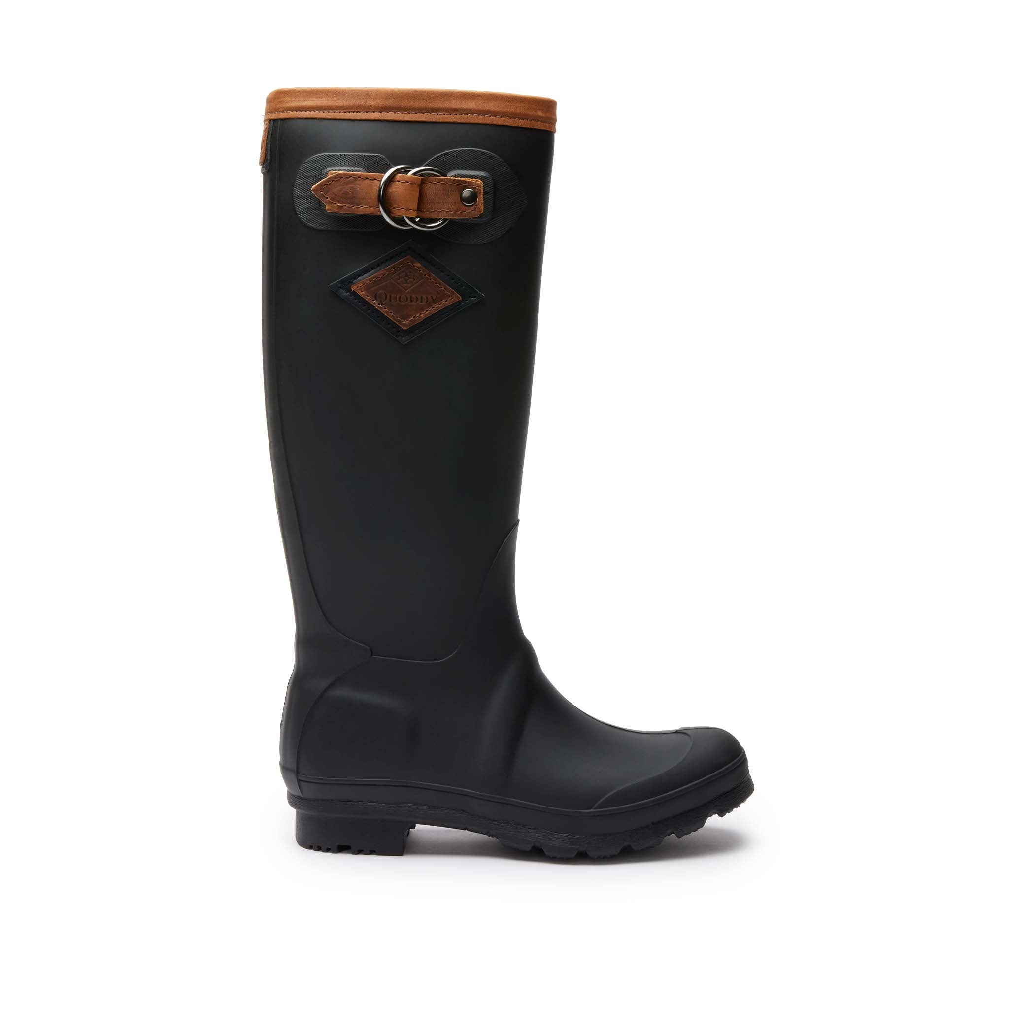 Women's High-Tide Rain Boot: Black Brown –