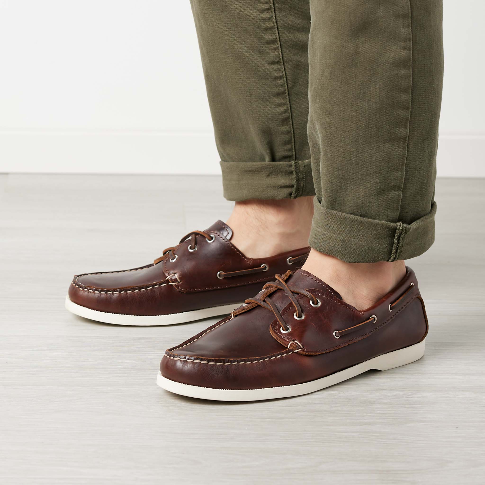 Men's Quoddy Head Boat Shoe: Brown –