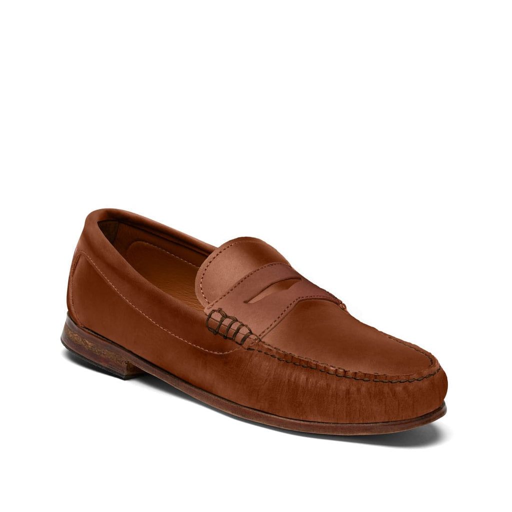Men’s True Penny Shoe Made to Order, moccasin construction, multiple leather and sole options. Quoddy