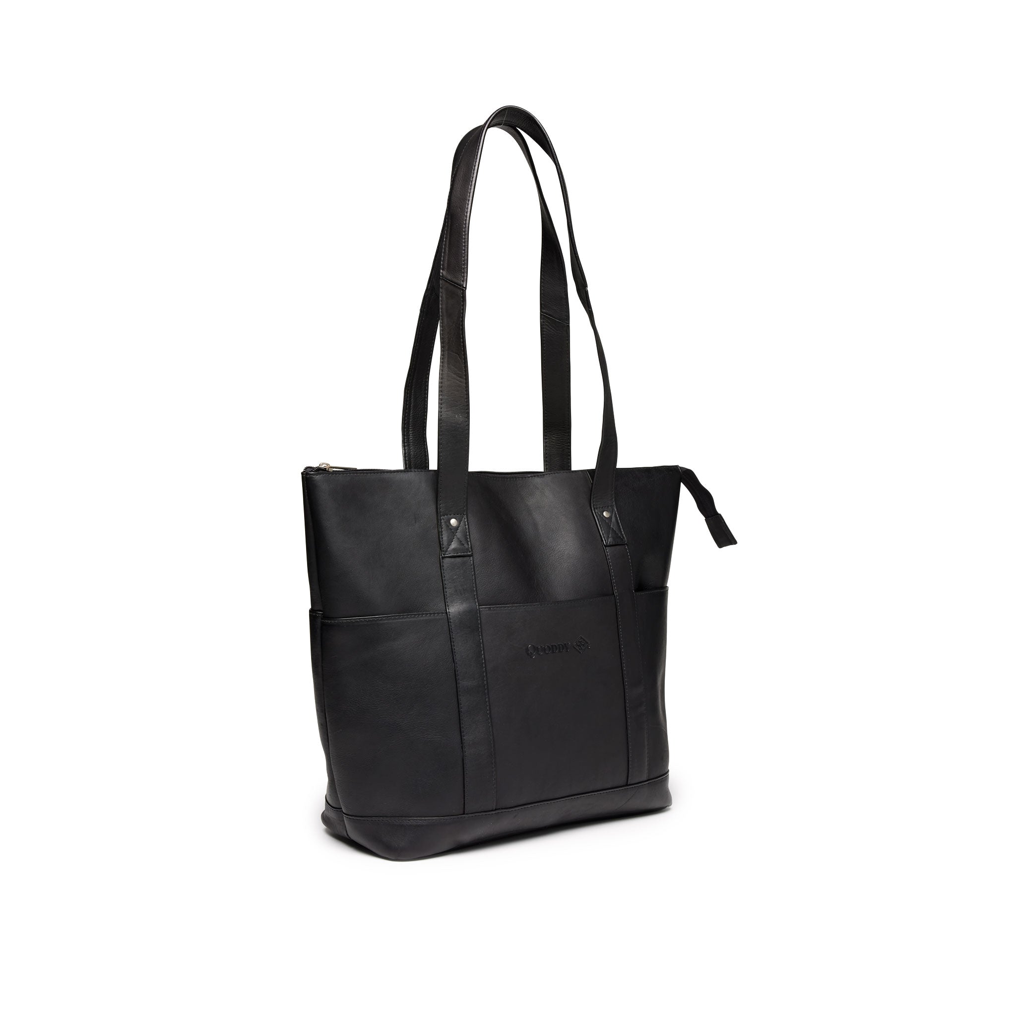 Large Multi-Pocket Tote- Black – - Main Image